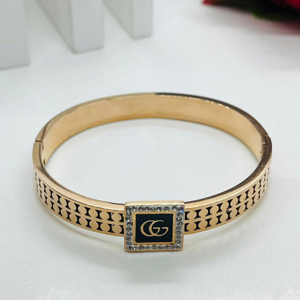 JewelTreeTz Gold Plated  Kada Openable Kada