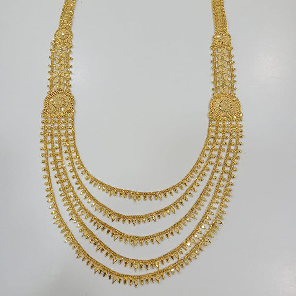 Marudhar's Forming Gold Long Necklace