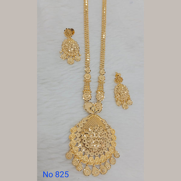 Sunrise Gold  Forming  Long Necklace Set