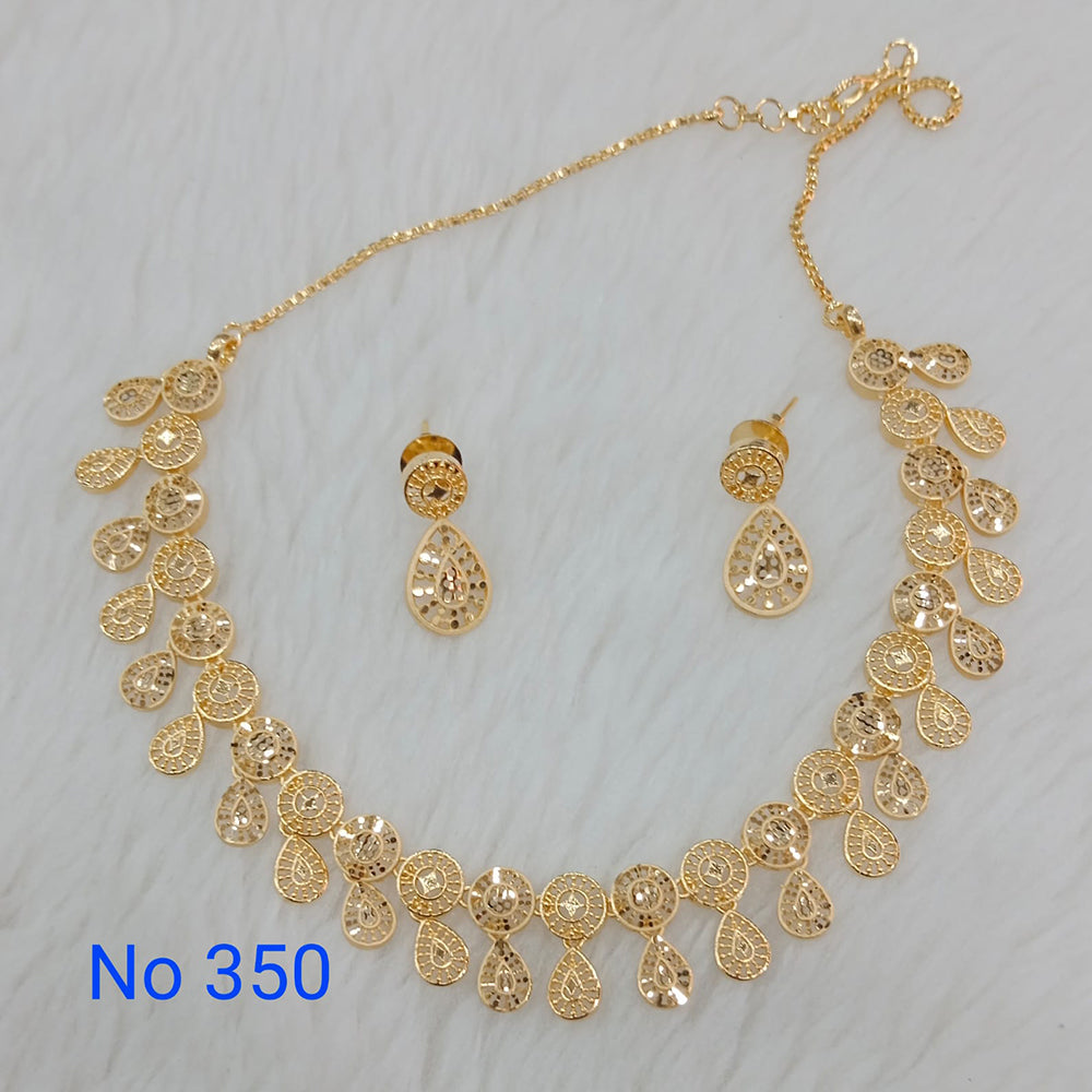 Sunrise Gold  Forming  Necklace Set