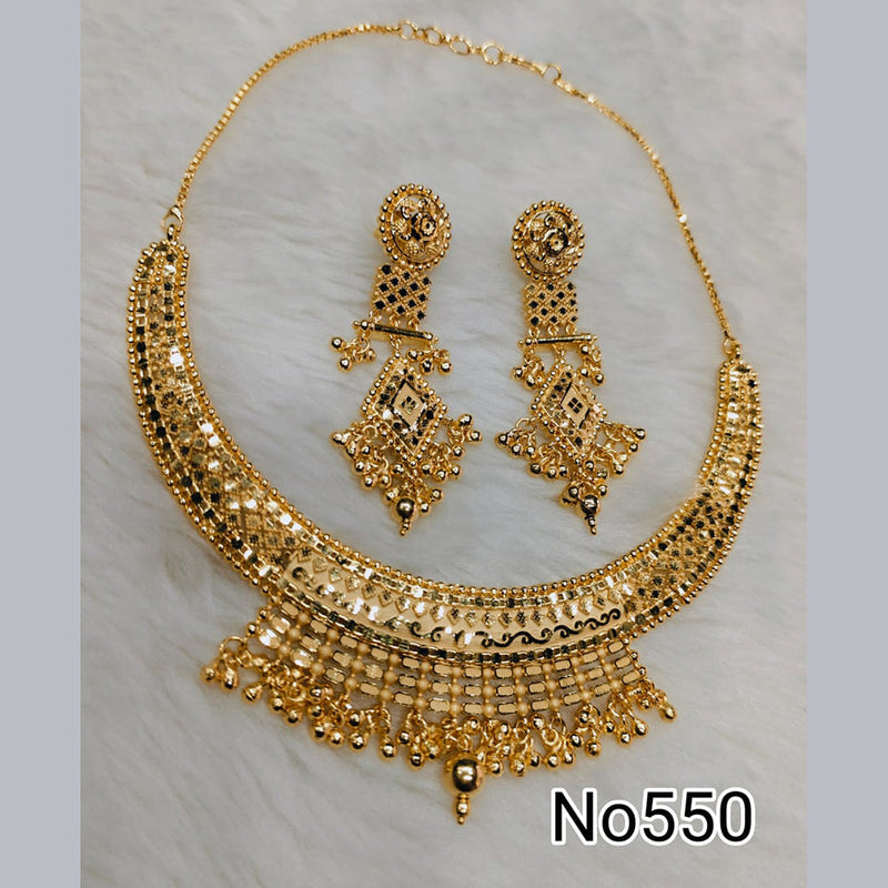 Sunrise Gold  Forming  Necklace Set