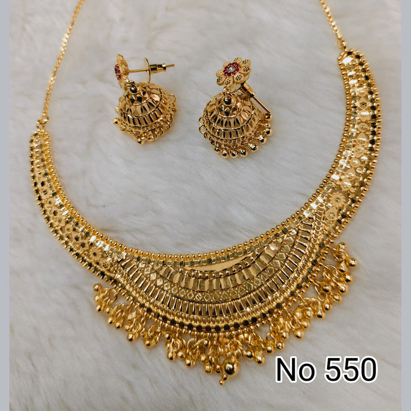 Sunrise Gold  Forming  Necklace Set