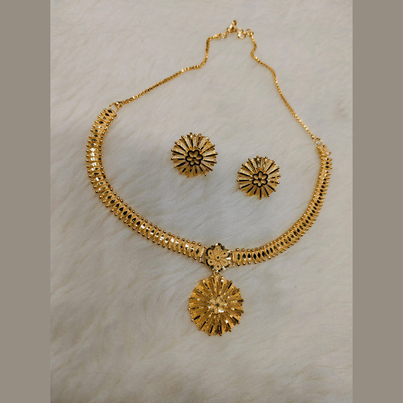 Sunrise Gold  Forming  Necklace Set