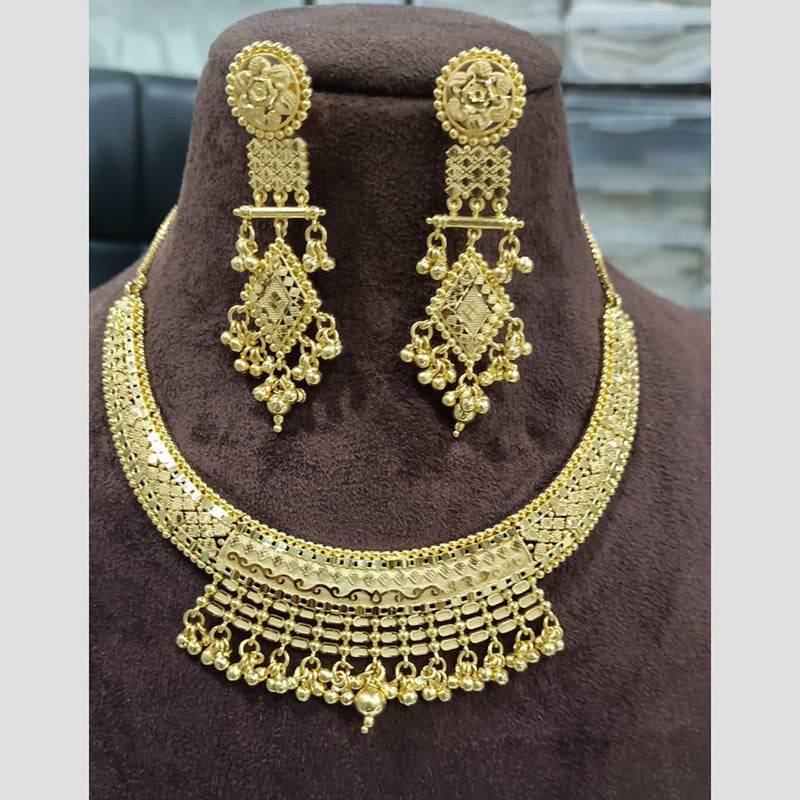 Sunrise Gold  Forming  Necklace Set