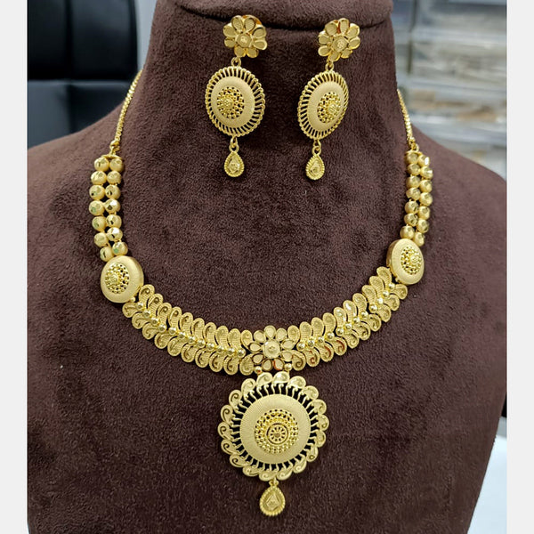 Sunrise Gold  Forming  Necklace Set