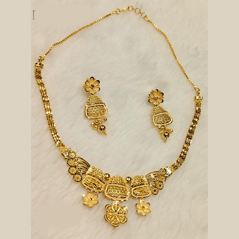 Sunrise Gold  Forming  Necklace Set