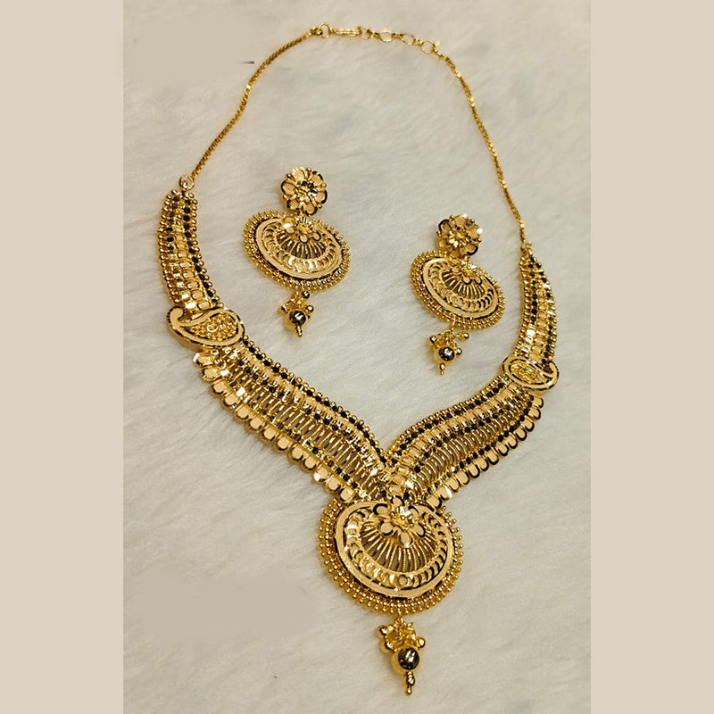 Sunrise Gold  Forming  Necklace Set