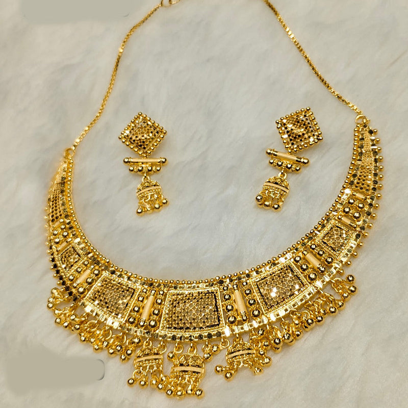 Sunrise Gold  Forming  Necklace Set