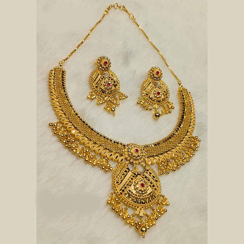 Sunrise Gold Forming Gold Necklace Set