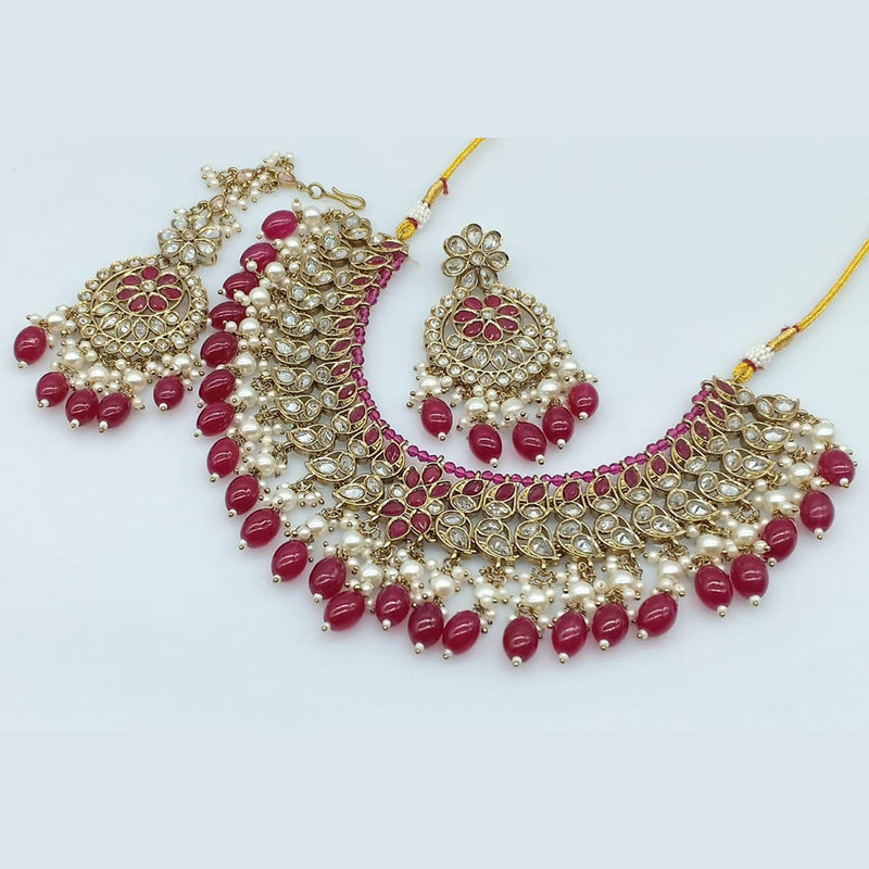 Rani Sati Jewels Reverse AD Necklace Set