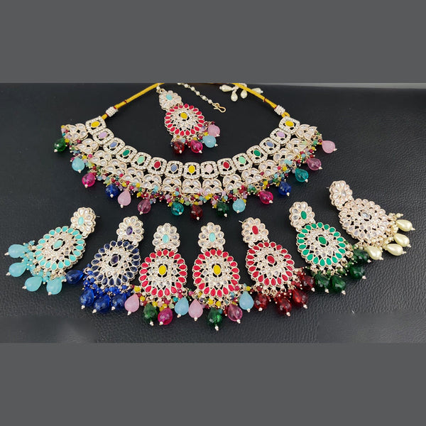 Rani Sati Jewels Gold Plated Necklace Set