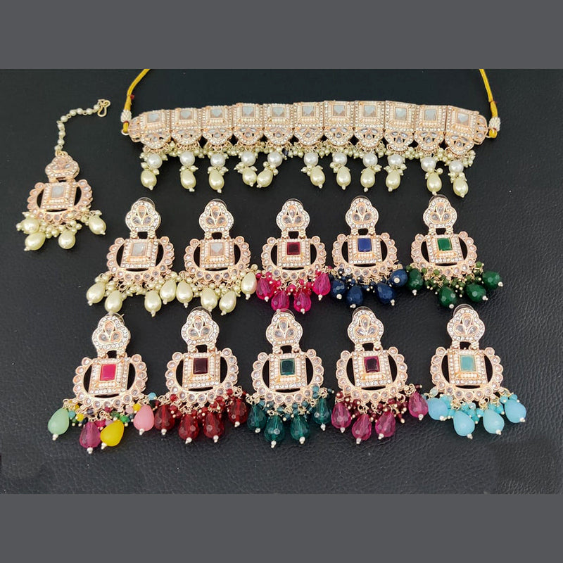 Rani Sati Jewels Gold Plated Necklace Set