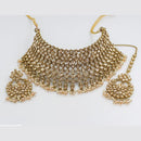 Rani Sati Jewels Gold Plated Crystal Stone Necklace Set