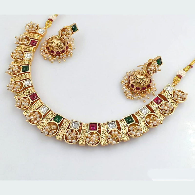 Rani Sati Jewels Gold Plated Necklace Set