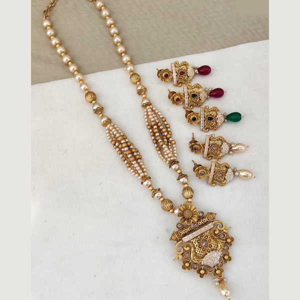 Rani Sati Jewels Gold Plated Necklace Set