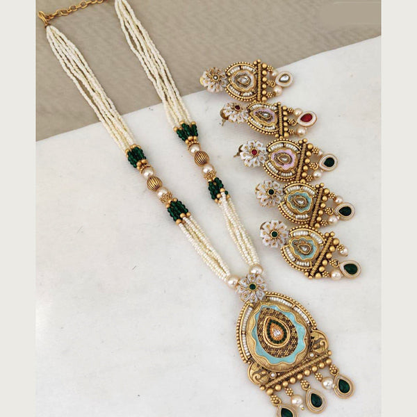 Rani Sati Jewels Gold Plated Necklace Set