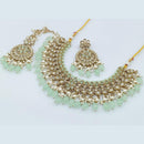 Rani Sati Jewels Gold Plated Crystal Stone Necklace Set