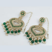 Rani Sati Jewels Gold Plated Crystal Stone Dangler Earrings