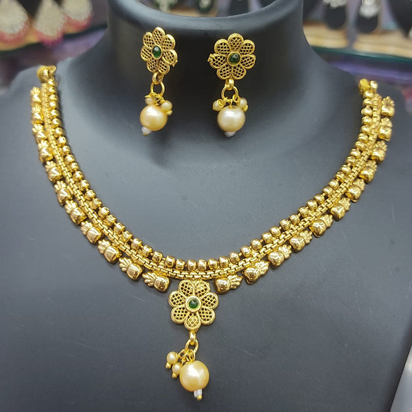 Vaishnavi Fashion Impex Gold Plated Necklace Set
