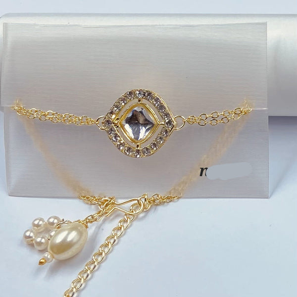 Naitika Arts Gold Plated Adjustable Bracelet