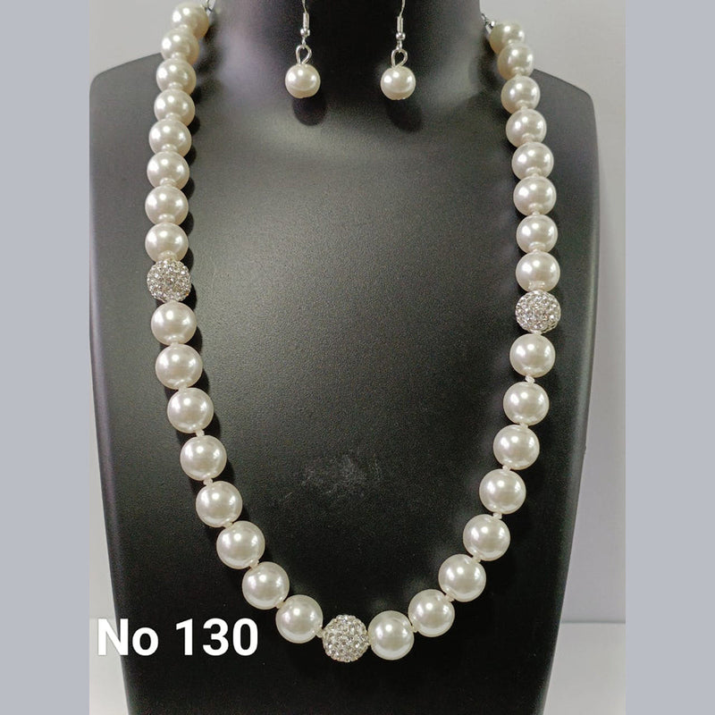 Tarohi Jewels Gold Plated Pearl Necklace Set