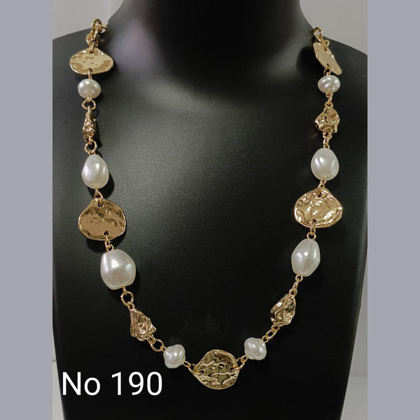 Tarohi Jewels Gold Plated Pearl Necklace