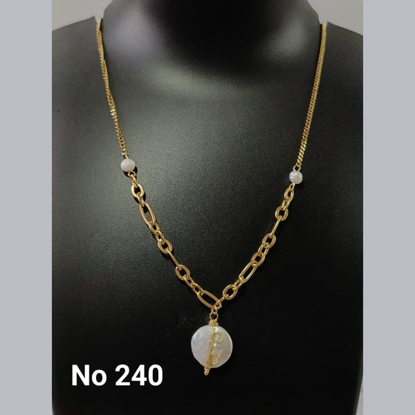 Tarohi Jewels Gold Plated Chain Pendent