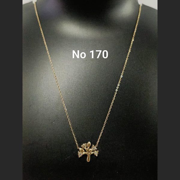 Tarohi Jewels Gold Plated Chain Pendent