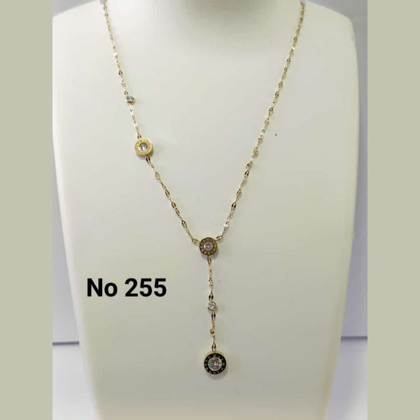 Tarohi Jewels Gold  Plated Chain Pendent