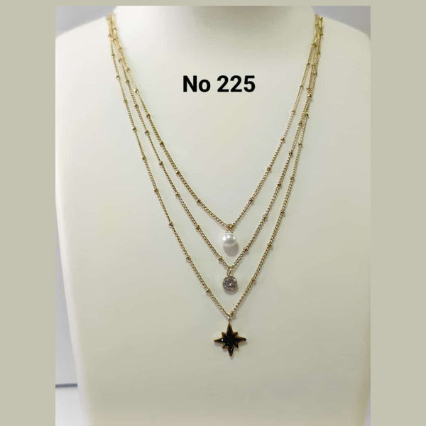 Tarohi Jewels Gold  Plated Chain Pendent