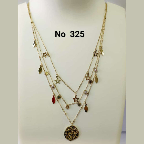 Tarohi Jewels Gold  Plated Chain Pendent