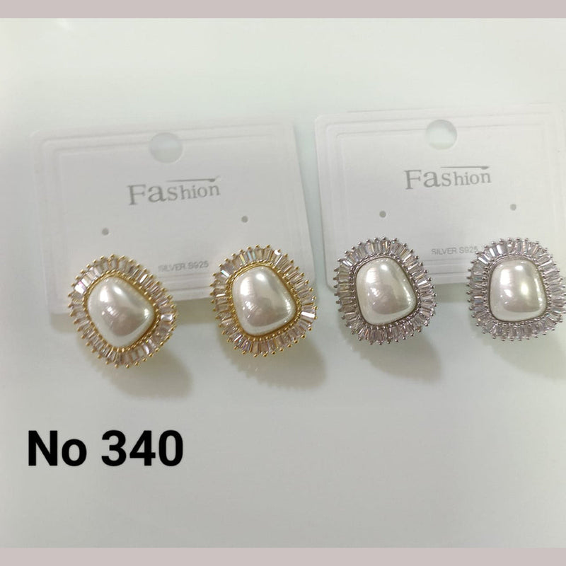 Tarohi Jewels Pearl Studs Earrings