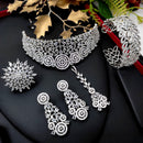 Aamrapali Silver Plated AD Combo Set