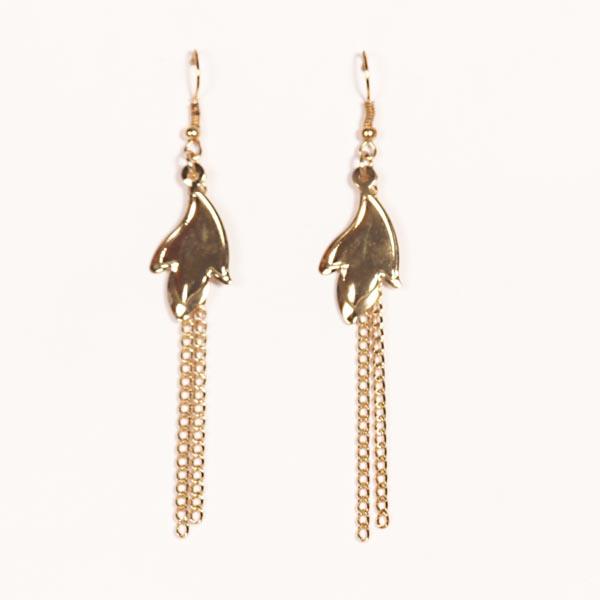 Urthn Gold Plated Dangler Earrings - 1301619