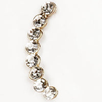 Urthn Austrian Stone Gold Plated  Single Ear Cuff - 1302506