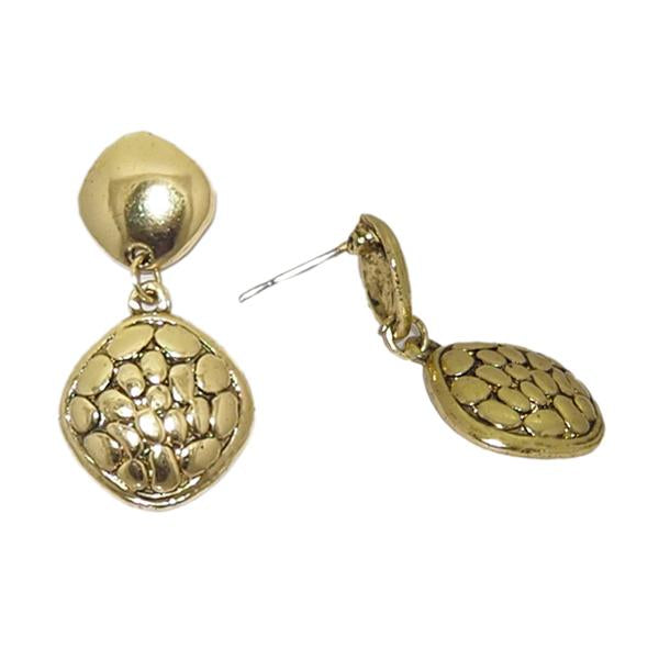 Tip Top Fashions Antique Gold Plated Studs Earrings - 1302817