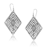 Urthn Rhodium Plated Dangler Earrings - 1304715
