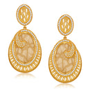 Amina Creation Gold Plated Dangler Earrings