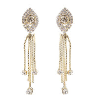 Eugenia Austrian Stone Gold Plated Dangler Earrings