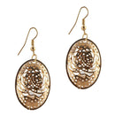 The99Jewel Austrian Stone Gold Plated Dangler Earrings - 1306423