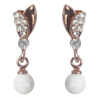 Urbana Gold Plated Austrian Stone Dangler Earrings - 1306860
