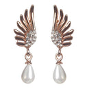 Urbana Austrian Stone Gold Plated Dangler Earrings - 1306863
