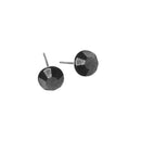 Kriaa Rhodium Plated Stud Earrings