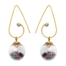 Urthn Gold Plated Austrian Stone Dangler Earring - 1307913