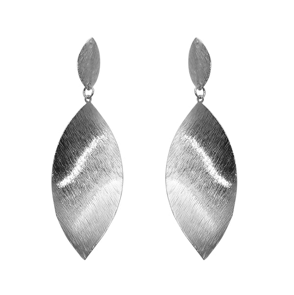 Urthn Black Plated Dangler Earrings - 1307927C