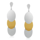 Urthn Two Tone Plated Dangler Earrings - 1307930