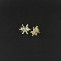 Urthn AD Stone Gold Plated Stud Earrings - 1308041A