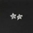 Urthn AD Stone Rhodium Plated Stud Earrings - 1308053