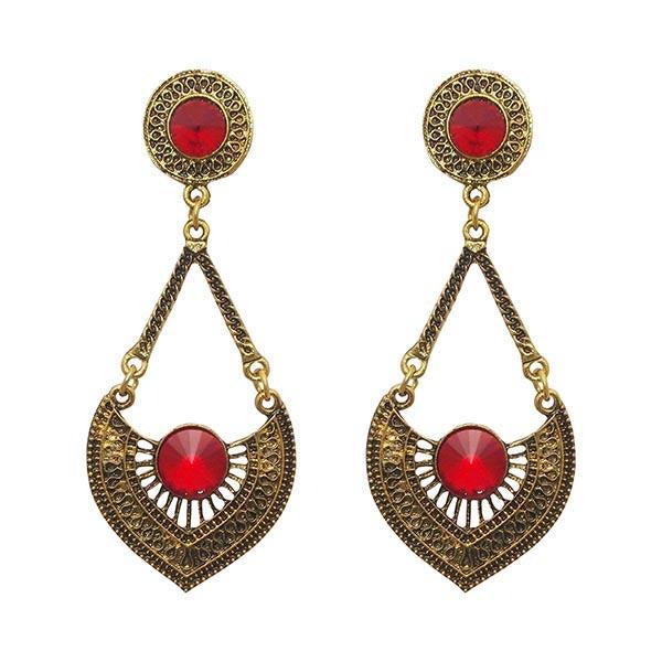 The99Jewel Austrian Stone Gold Plated Dangler Earrings - 1308107A