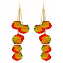 Jeweljunk Multi Thread Gold Plated Earrings - 1308301A